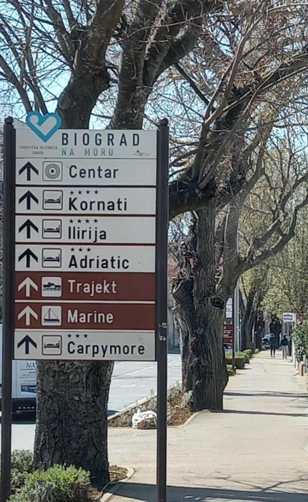 Apartman Silva Biograd Na Moru Buitenkant foto